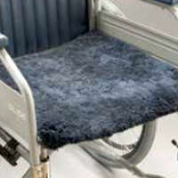Full Length Sheepskin Armrest Cover - Suit Wheelchair