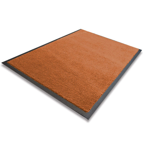 Rubber Backed Mat - Brown