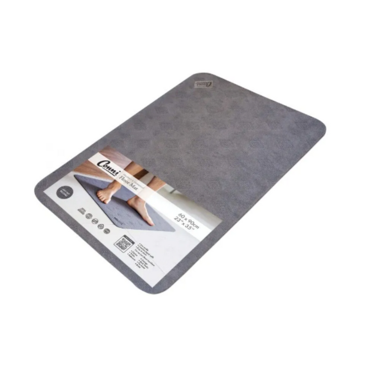 grey floor mat