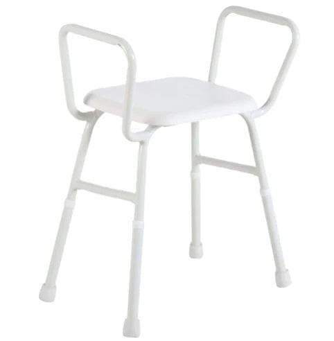 Shower stool with padded seat