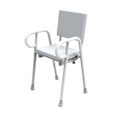 Premium Shower Stool with Backrest - 600mm