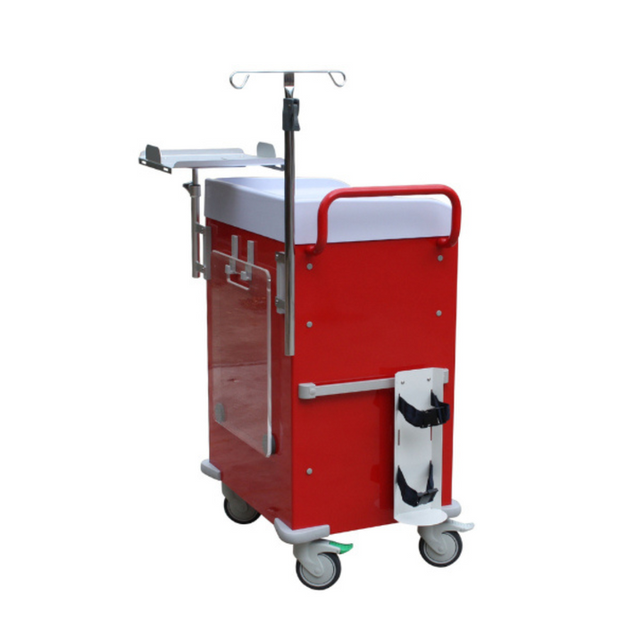 This CPR backboard is constructed from clear macromolecular polymer and is available as an accessory for Quattro carts. Mounting hooks are included.