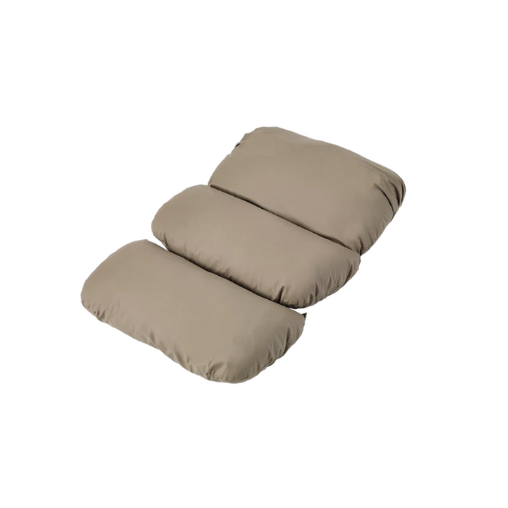 Support your back with the Configura Comfort beige backrest pillow set. Designed for comfort and durability, perfect for everyday use.