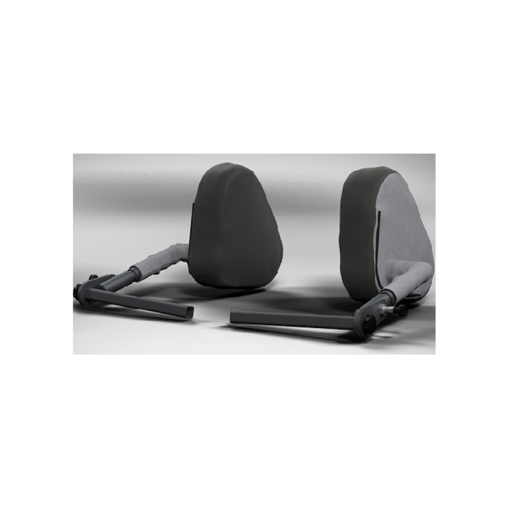 Lower back lateral supports for Configura Advance postural backrest. Aids in complex posture management and enhances seated stability and comfort.