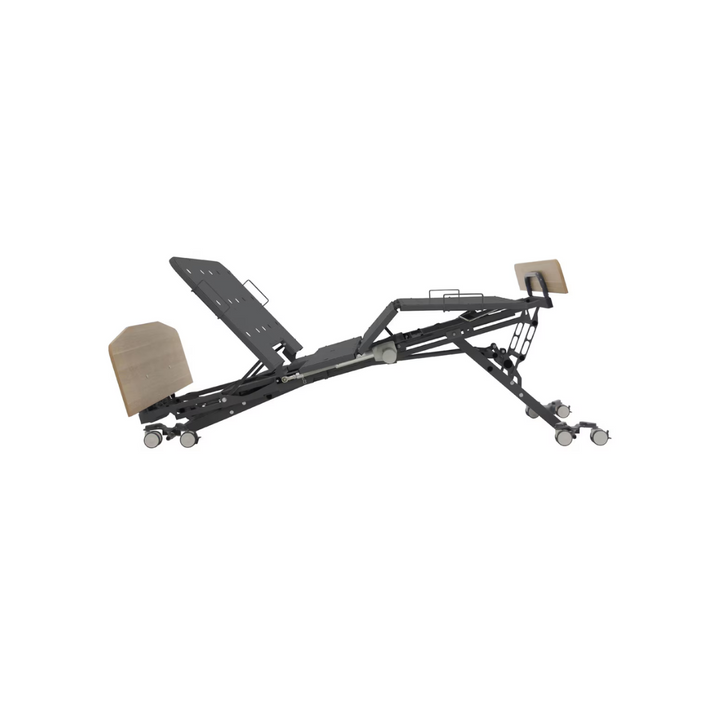 The Duracare Floorline Bed offers safe, low-height access with advanced electric adjustability and a unique dual safe working load. Designed for strength, comfort, and fall prevention, it suits both aged care and hospital environments.