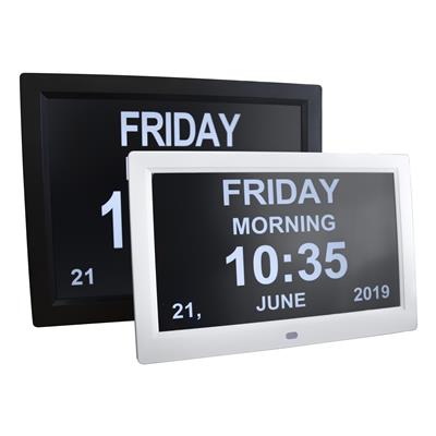 Digital Day Clock Calendar - Clock With Day And Date