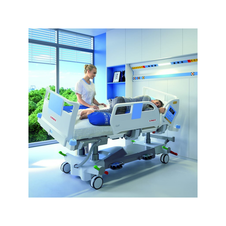 Eleganza 5 improves safety, comfort, and care with features like lateral tilt, early mobilisation aids, fall prevention tech, and efficient patient positioning.