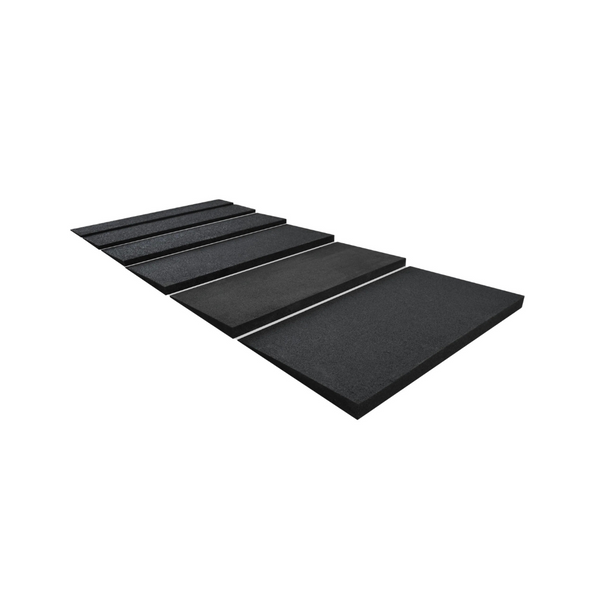 Improve access instantly with this durable, slip-resistant black rubber ramp. Easy to move, weatherproof, and safe for indoor or outdoor use.