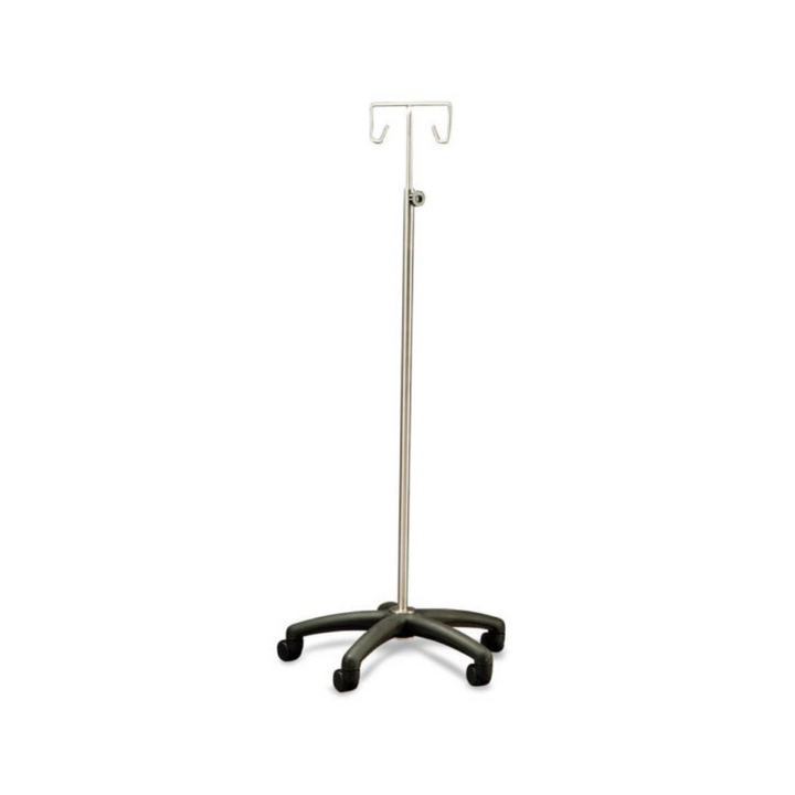 IV Pole with Nylon Base 2 Hooks 1420-2380mm, designed for ultimate durability and ease of use. This is crafted from high-quality materials that are strong, long-lasting, and easy to clean, making it an essential tool for any healthcare professional.