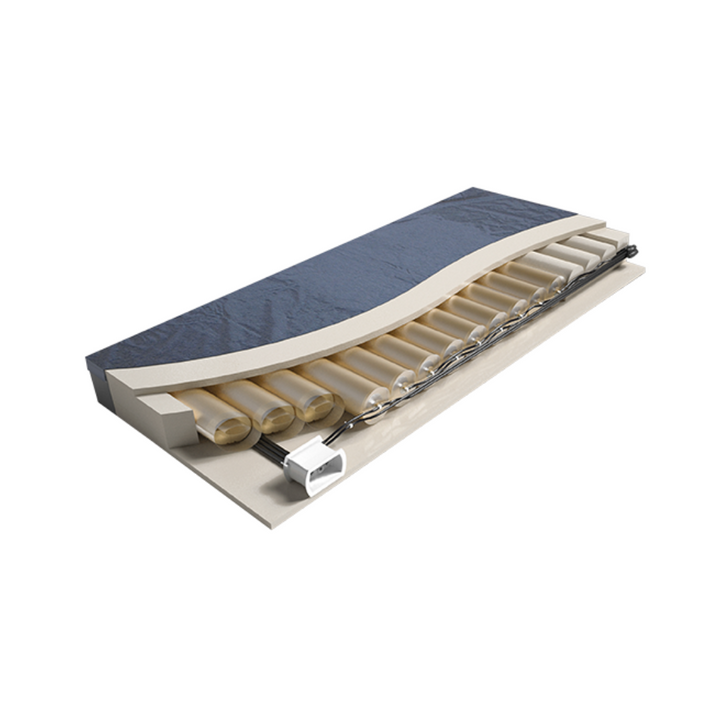 The P.R.O. Matt® Plus is an innovative non-powered mattress replacement system designed to support both pressure injury prevention and treatment, all while improving patient comfort and safety. Powered by our exclusive P.R.O. (Pressure Redistribution Optimization) Technology, it helps your facility meet clinical and risk management goals with confidence.