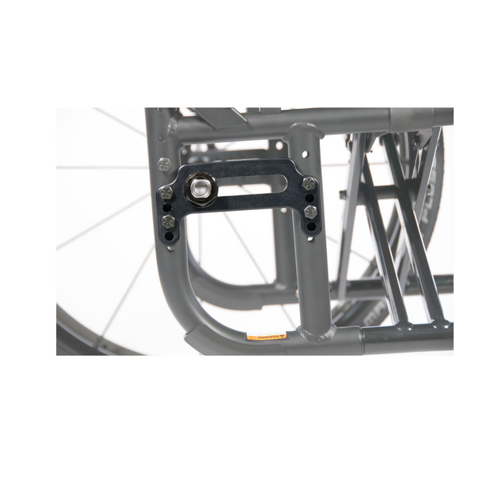 Quickie engineering has developed a time-tested frame with the durability of a 300 lb. standard weight capacity, all while reducing overall chair weight. The 4-arm diamond shape crossbrace made out of 7005 series aluminum makes the redesigned crossbrace more rigid, stronger, and lighter.