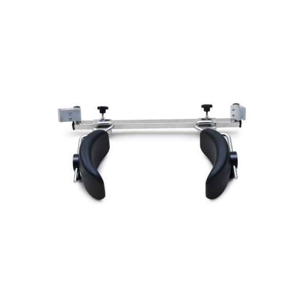 Our left-sided Thoracic Support is designed to provide maximum comfort and safety for Juvo Shower Commode users. Clamps onto Juvo commodes. Buy now!