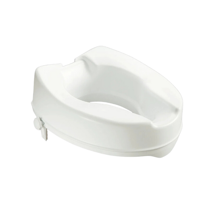 White toilet seat with no lid