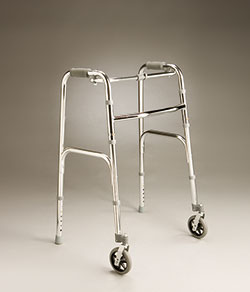 Walking frame - Duracare folding with front swivel wheels - Youth