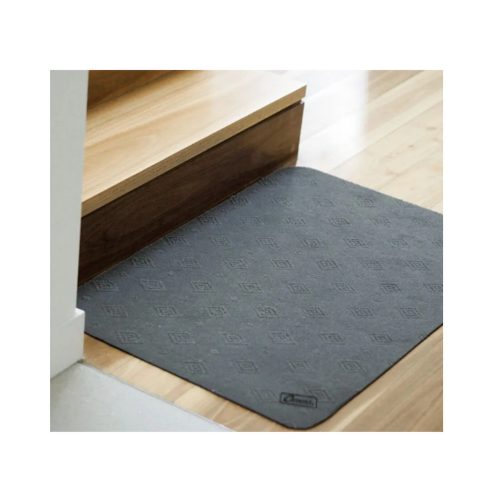 image of the conni floor mat placed on the wooden flooring