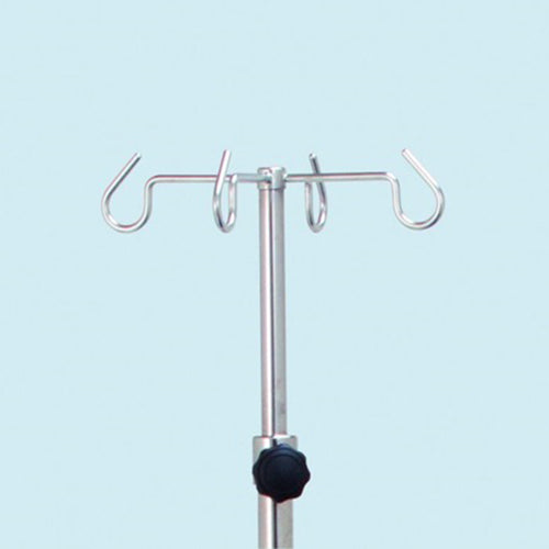 Linet Telescopic IV Pole - 4 Plastic Hooks