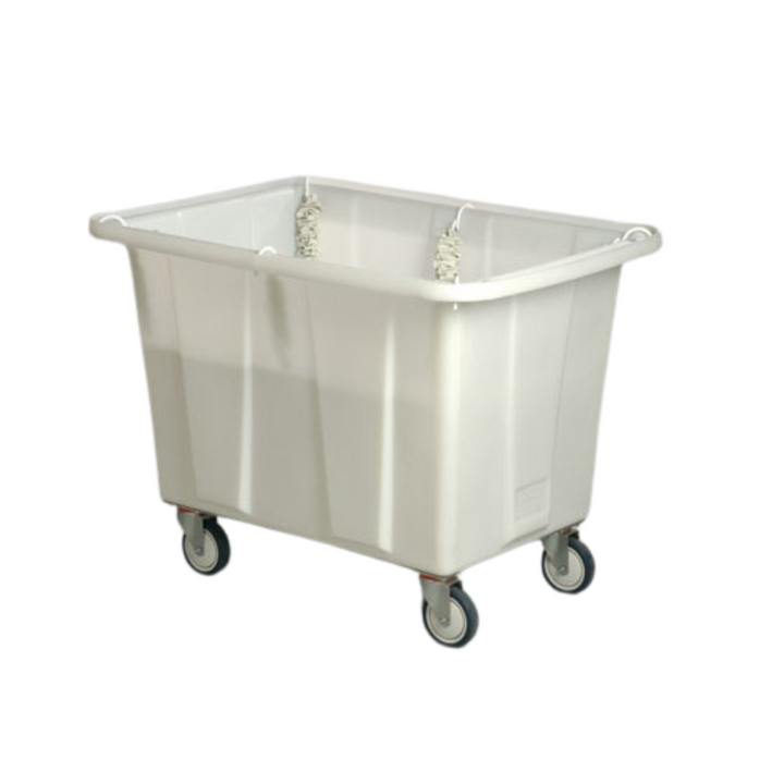 The moist laundry linen trolley is perfect for use on wards. These trolleys include spring-loaded bases.