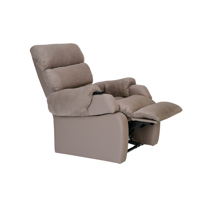 The CELESTE electric lift chair offers ultra-soft comfort, multiple positions, and easy medical access. Its removable armrests allow for effortless transfers and cleaning, making it ideal for both home and aged care facilities.