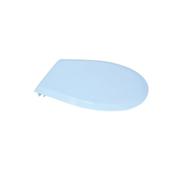 This white toilet seat lid is designed to fit over toilet frames, providing a more finished look while helping maintain hygiene between uses. Easy to install and clean, it’s a practical add-on for home or facility use.
