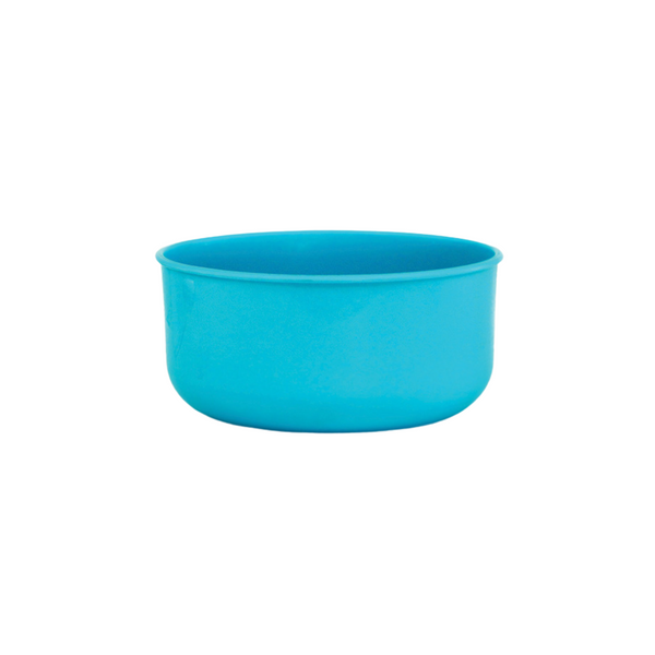 Blue moulded plastic container with a straight-sided design, wide opening for procedures, and an easy-to-clean, autoclavable construction for sanitisation.